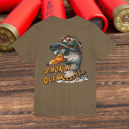 Duck Hunting “Smoking Quack” Men's Bella Canvas Short Sleeve Tee