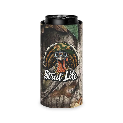 Strut Life "Cool" Turkey Hunting Camouflage Regular or Slim Can Koozie