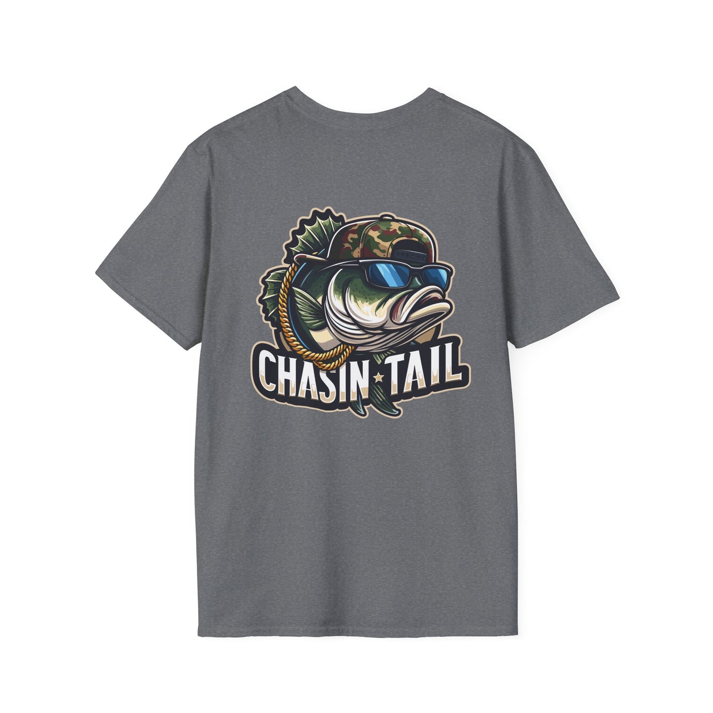 Chasin Tails Bass Fishing Men's Short Sleeve Tee