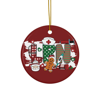 Licensed Practical Nurse (LPN) Ceramic Christmas Ornament