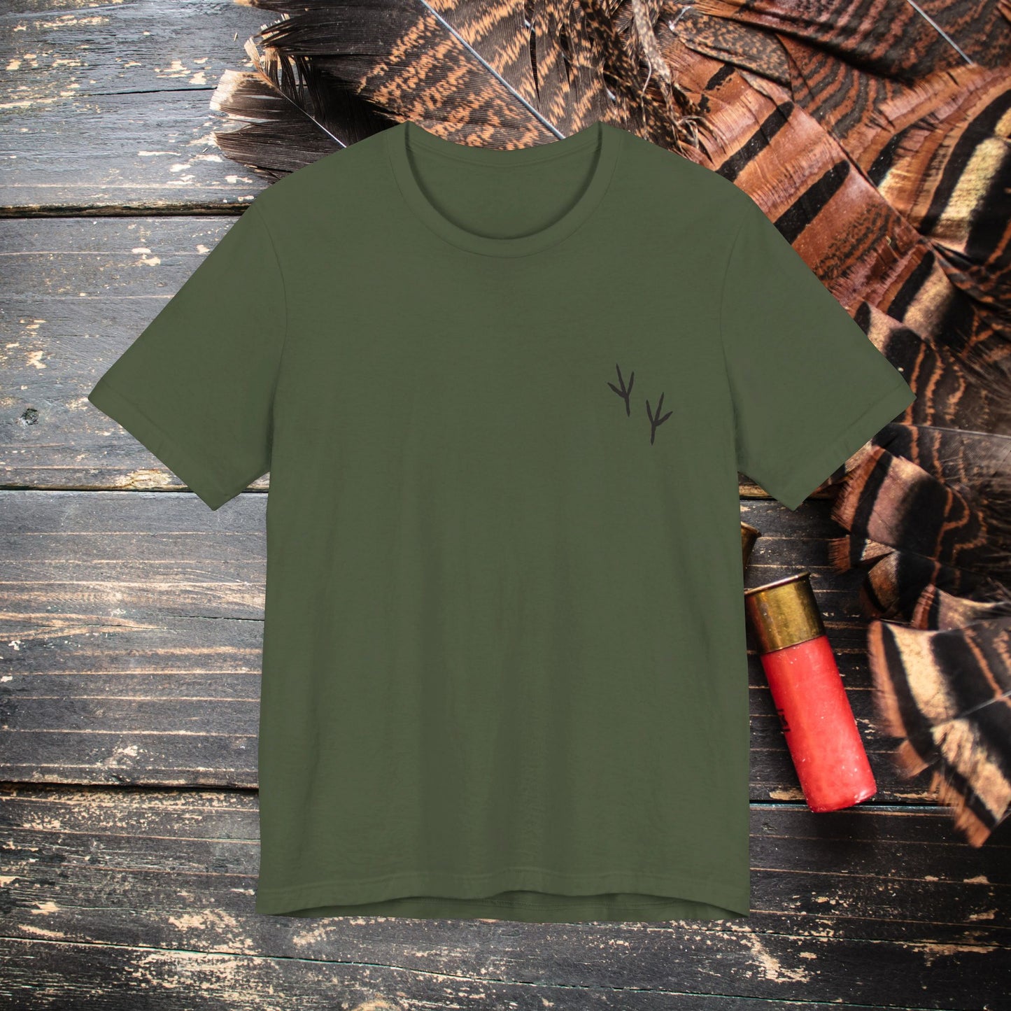 Busting Beards Turkey Hunting Men's Bella Canvas Short Sleeve Tee