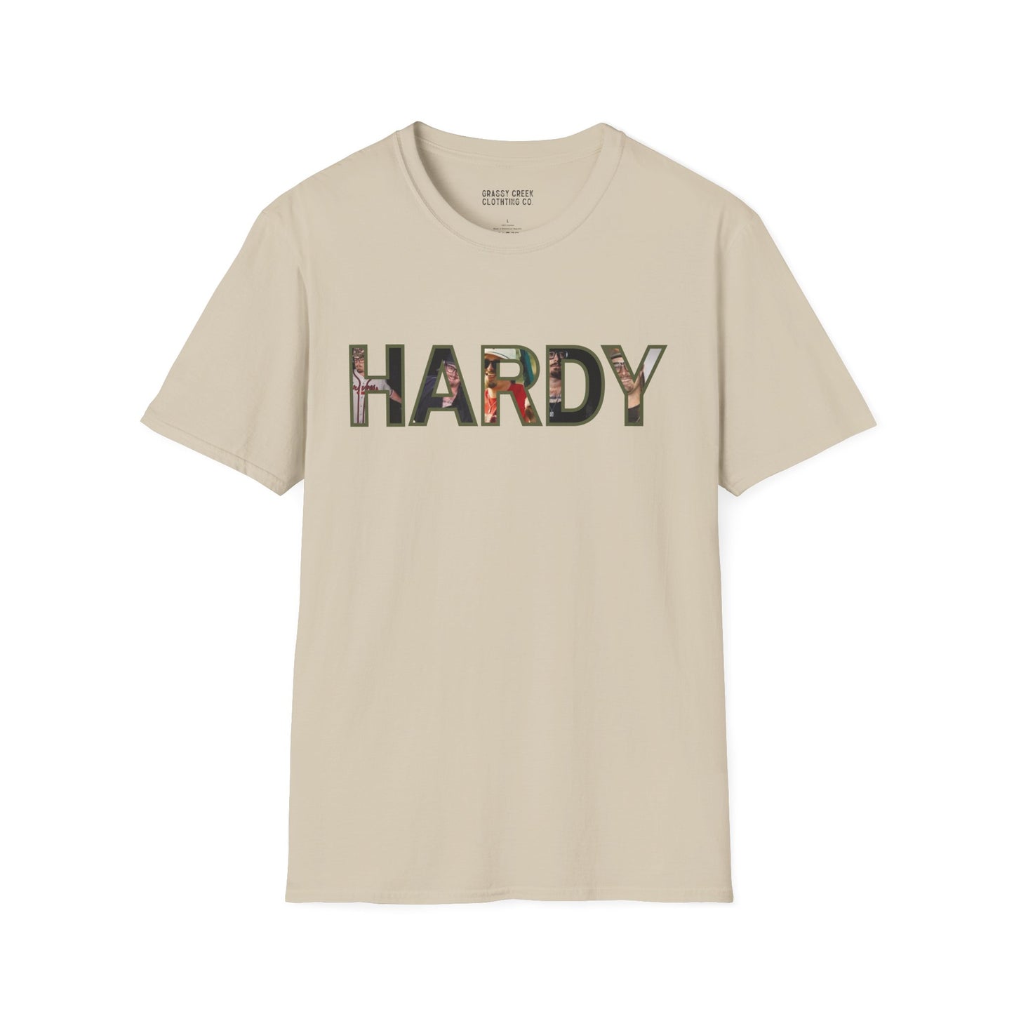 Hardy Country Music Photo Collage Softstyle Graphic Tee