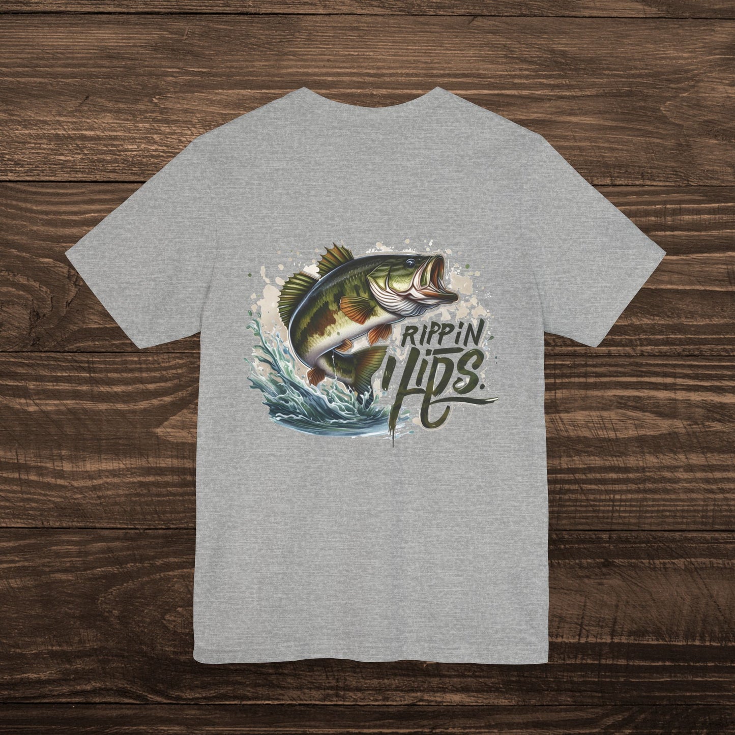 Rippin Lips Fishing Bella Canvas Men's Tee Shirt