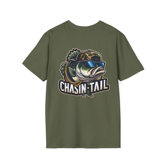 Chasin Tails Bass Fishing Men's Short Sleeve Tee