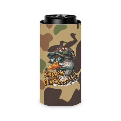 Smokin’ Quack Duck Camo Regular or Slim Can Koozie