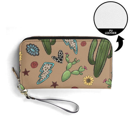 Desert Oasis Western PU Leather Wallet