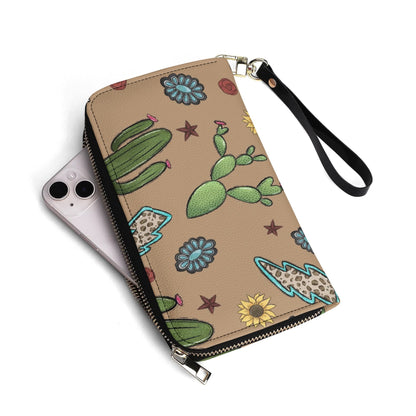 Desert Oasis Western PU Leather Wallet