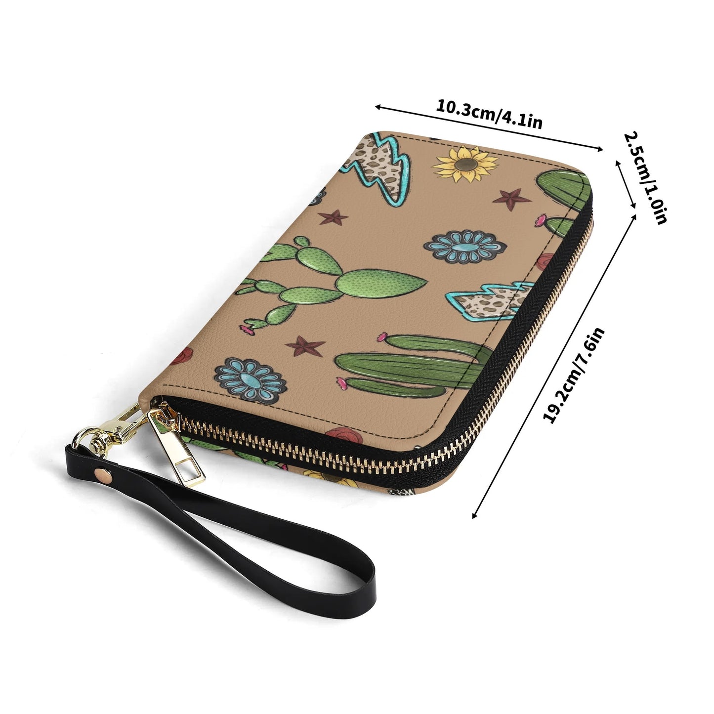 Desert Oasis Western PU Leather Wallet