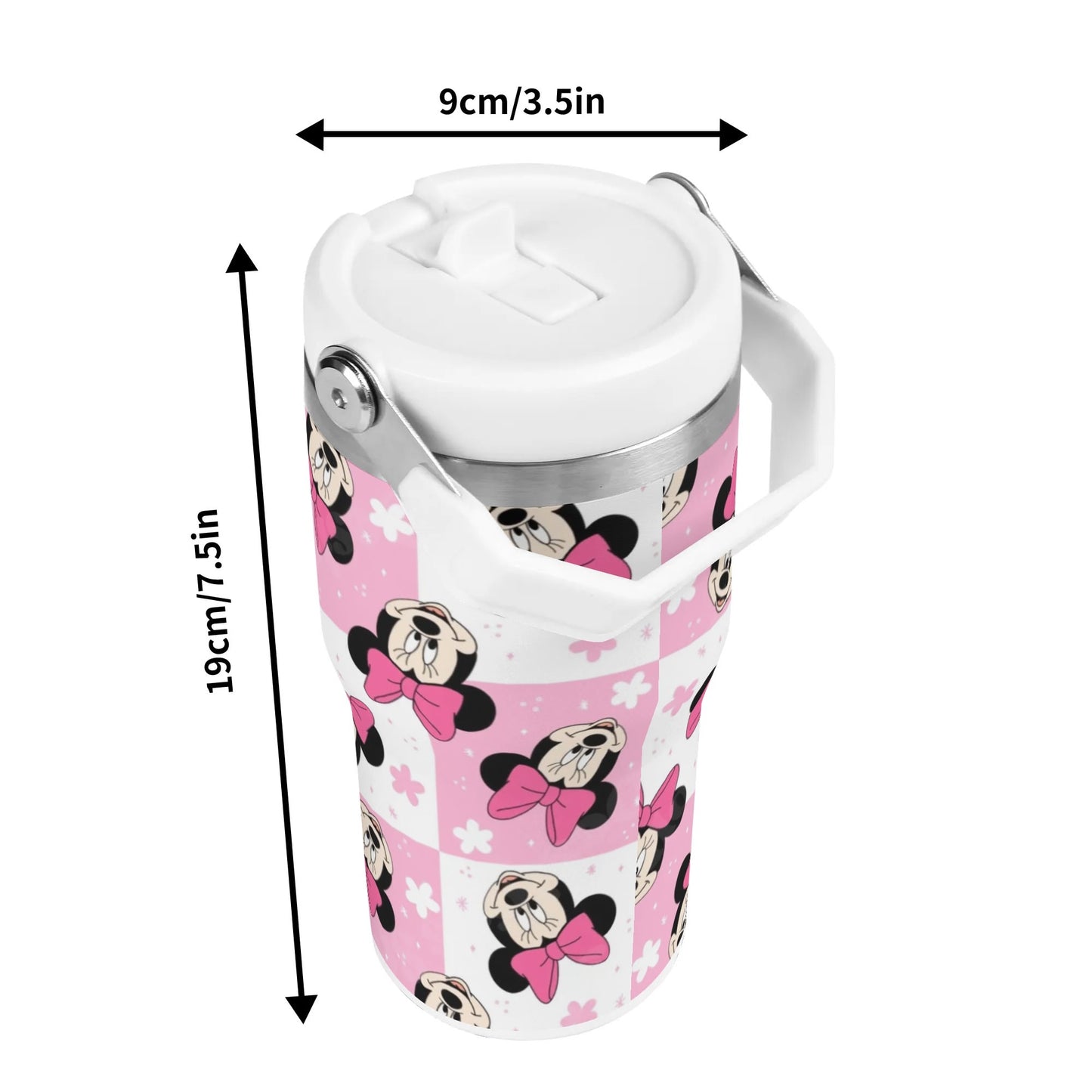 Minnie Mouse Inspired 20oz Stainless Steel Tumbler