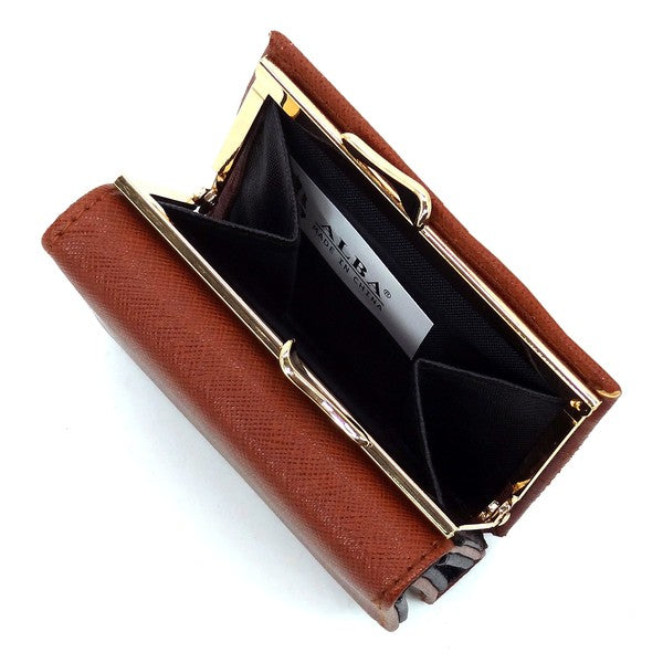 Kiss Lock Tri-fold Various Style Wallets