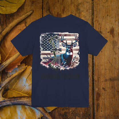 American Tradition Bow & Deer Hunting Men's Bella-Canvas Short Sleeve Tee