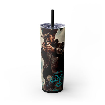 Rip Wheeler Yellowstone Themed 20oz Skinny Tumbler