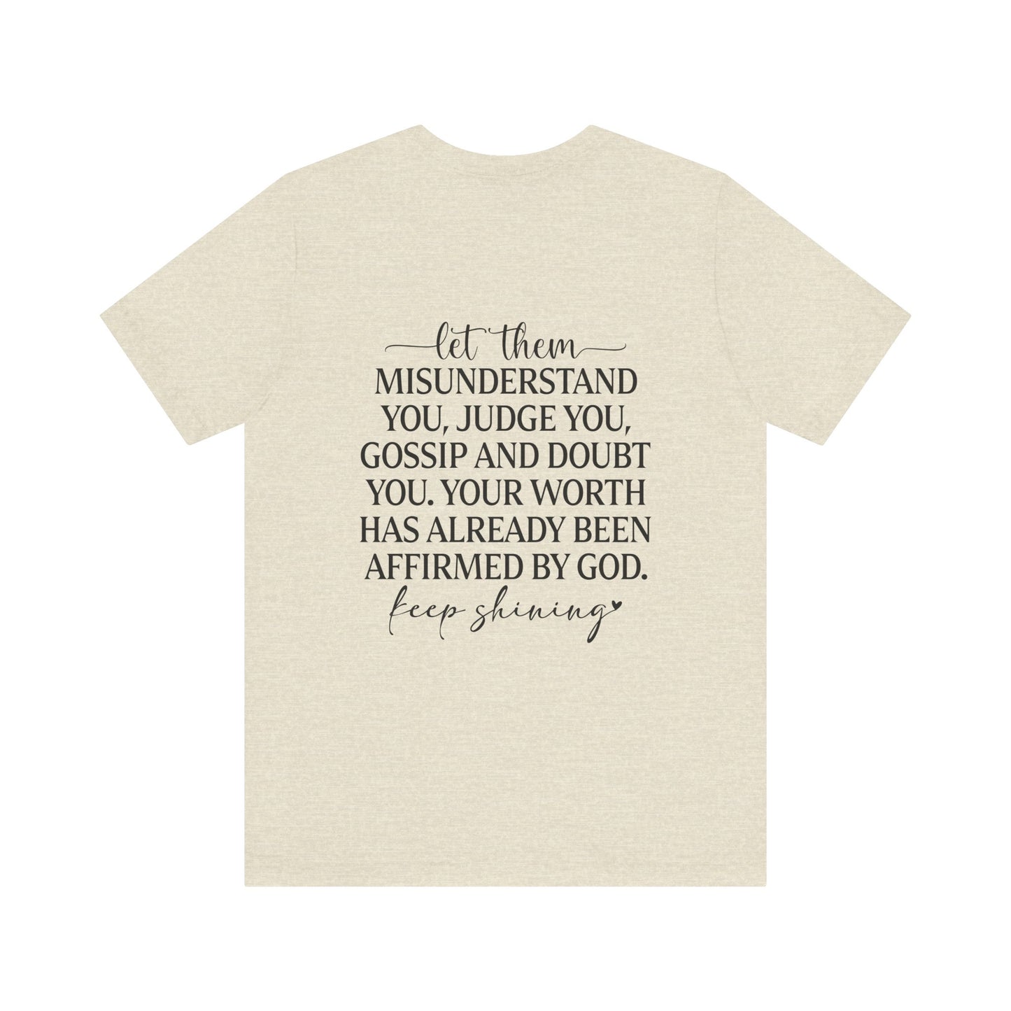 Let Them & Keep Shining Women's Graphic Tee