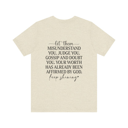 Let Them & Keep Shining Women's Graphic Tee