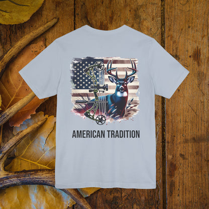 American Tradition Bow & Deer Hunting Men's Bella-Canvas Short Sleeve Tee