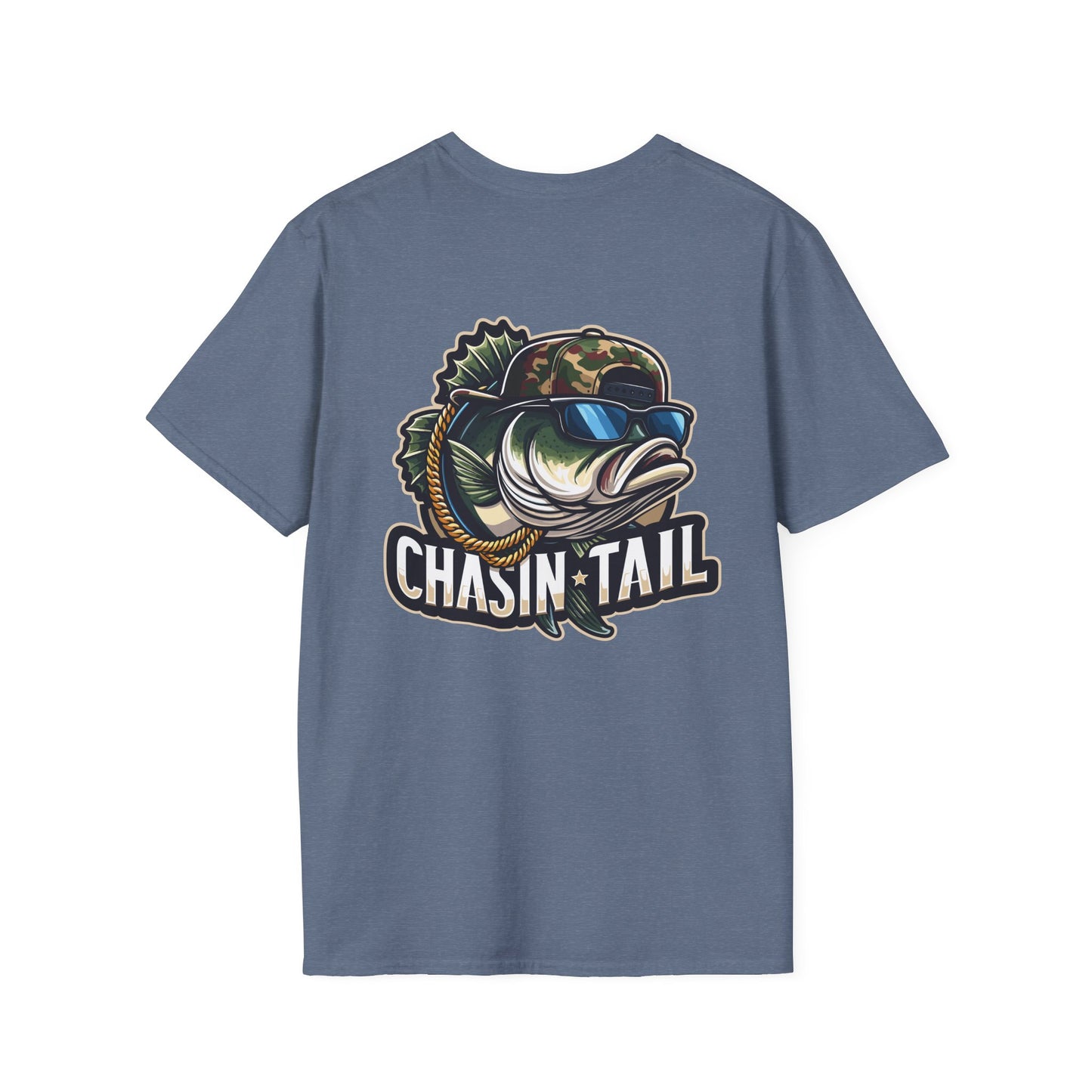 Chasin Tails Bass Fishing Men's Short Sleeve Tee