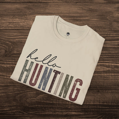 Hello Hunting Season, Goodbye Husband Women’s Graphic Tee