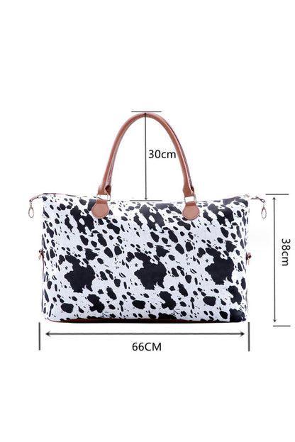 Gabrielle Cow Printed Tote Bag