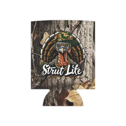 Strut Life "Cool" Turkey Hunting Camouflage Regular or Slim Can Koozie