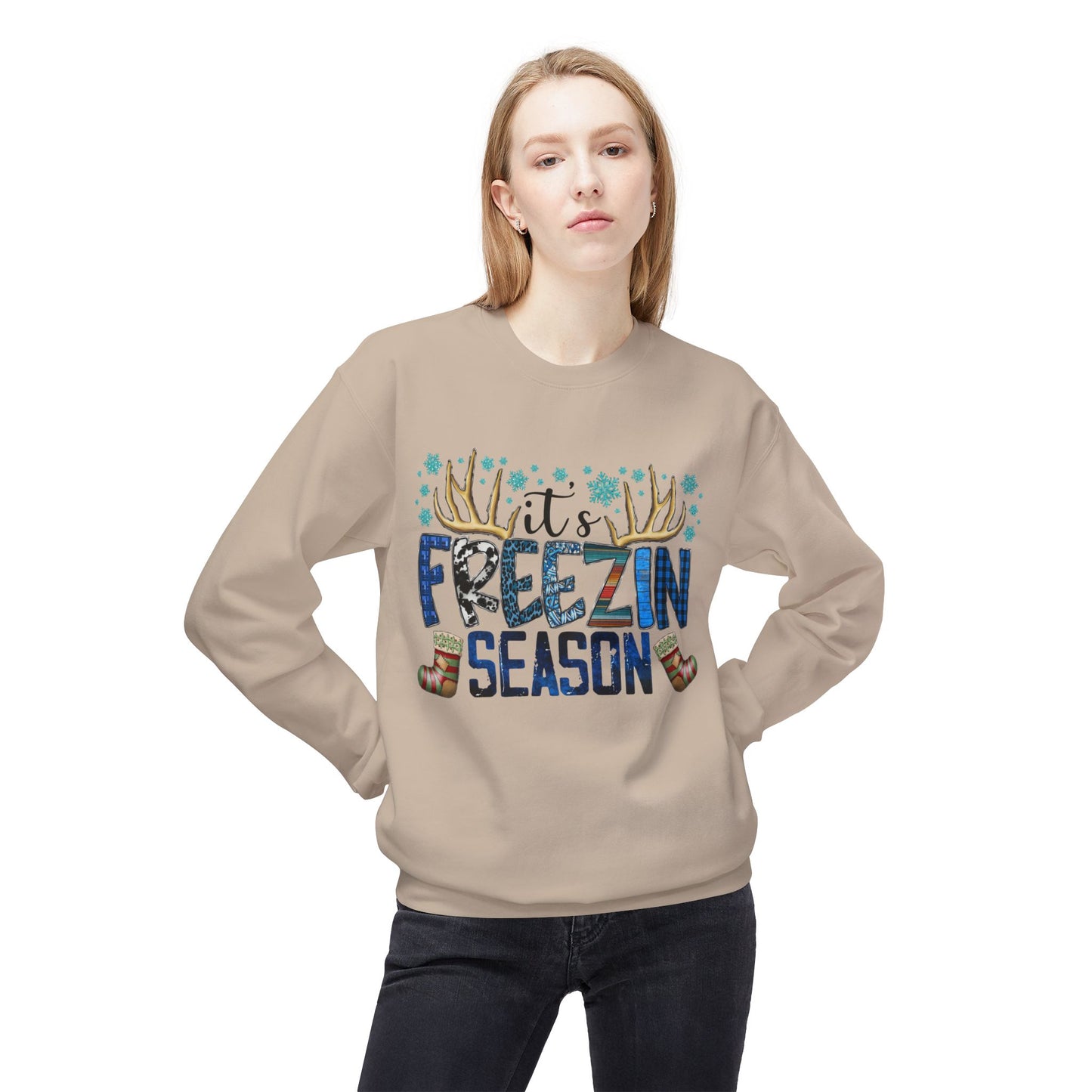 It's Freezing Season Western Style Women's Sweatshirt