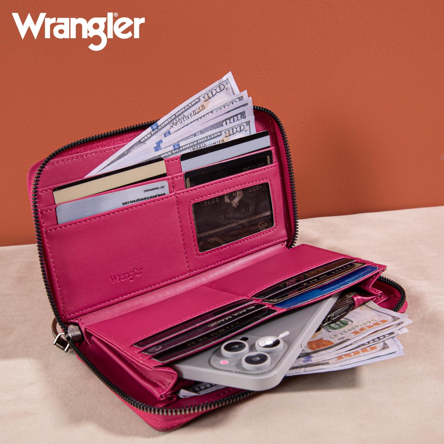 Wrangler Womens Wallet Wristlet for Women