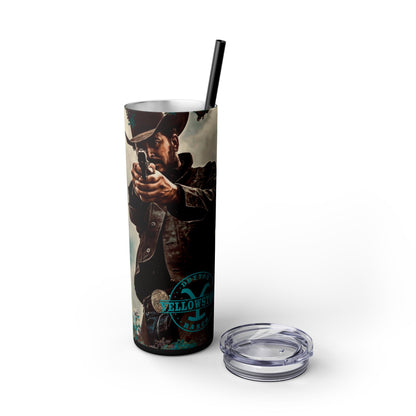 Rip Wheeler Yellowstone Themed 20oz Skinny Tumbler