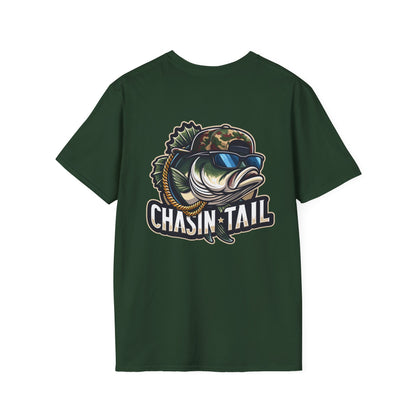 Chasin Tails Bass Fishing Men's Short Sleeve Tee