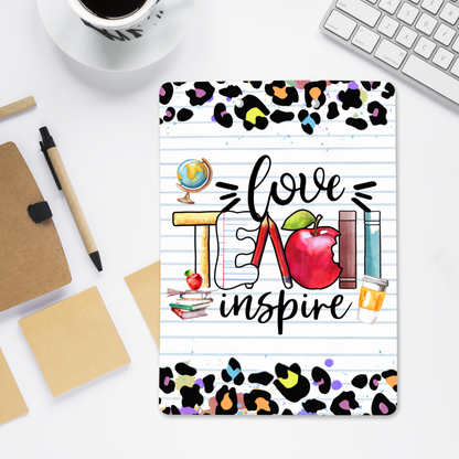 Teach, Love, Inspire Notebook Paper Clipboard