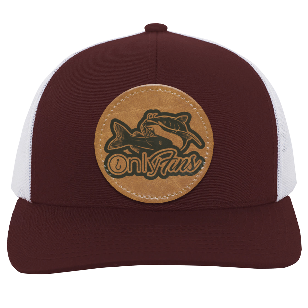 Only Fins Catfish Men's Trucker Snap-Back  Hat