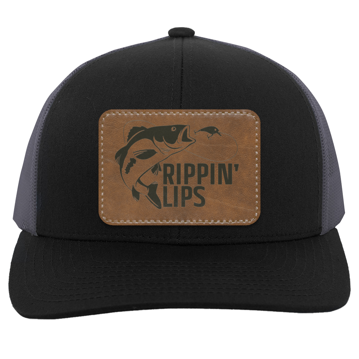 Ripping’ Lips Leather Patch  Snap-Back Hat