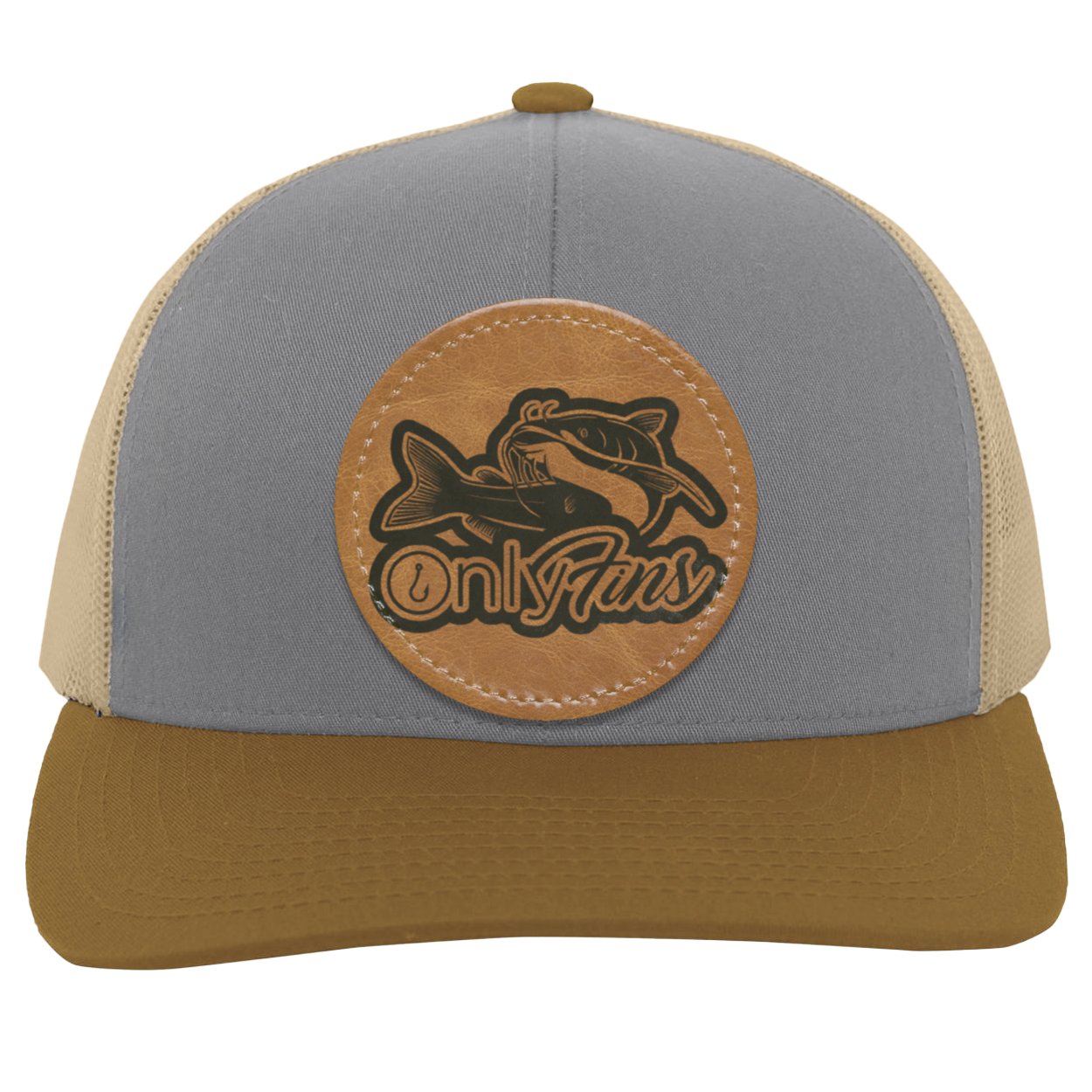 Only Fins Catfish Men's Trucker Snap-Back  Hat