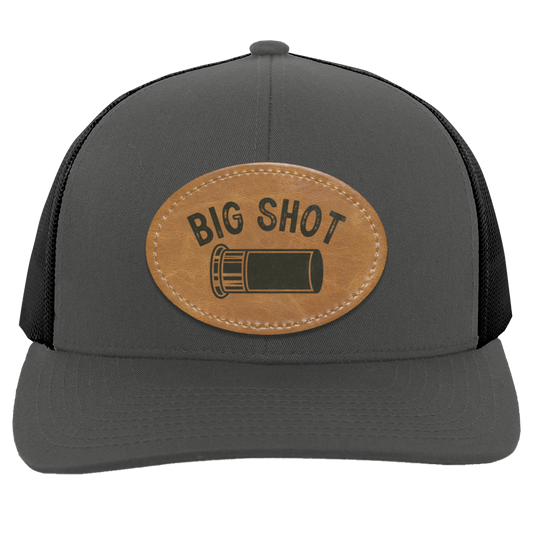 Big Shot Shotgun Shell Men's Mesh Trucker Snap-Back Hat