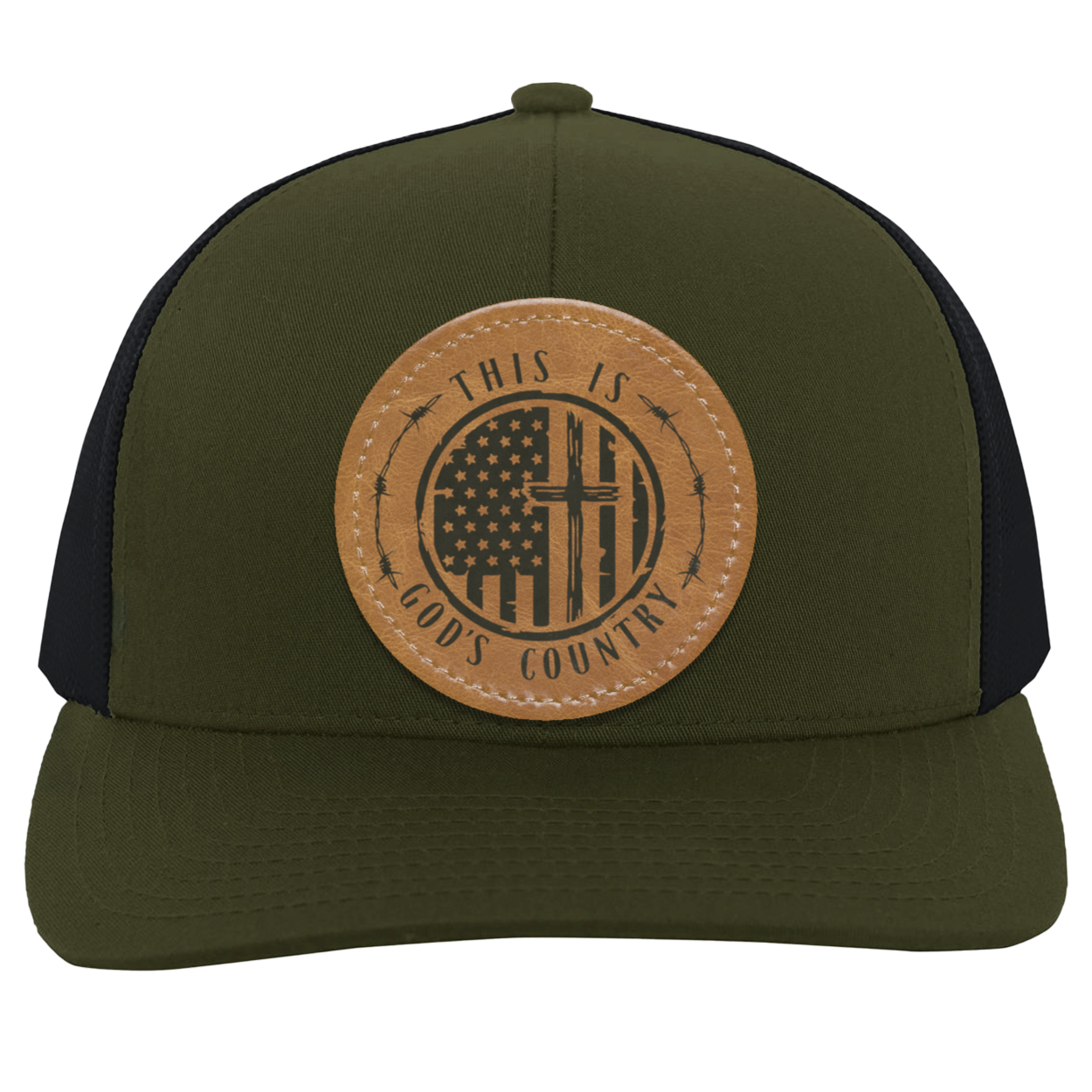 God's Country Men's Mesh Trucker Snap-Back Hat