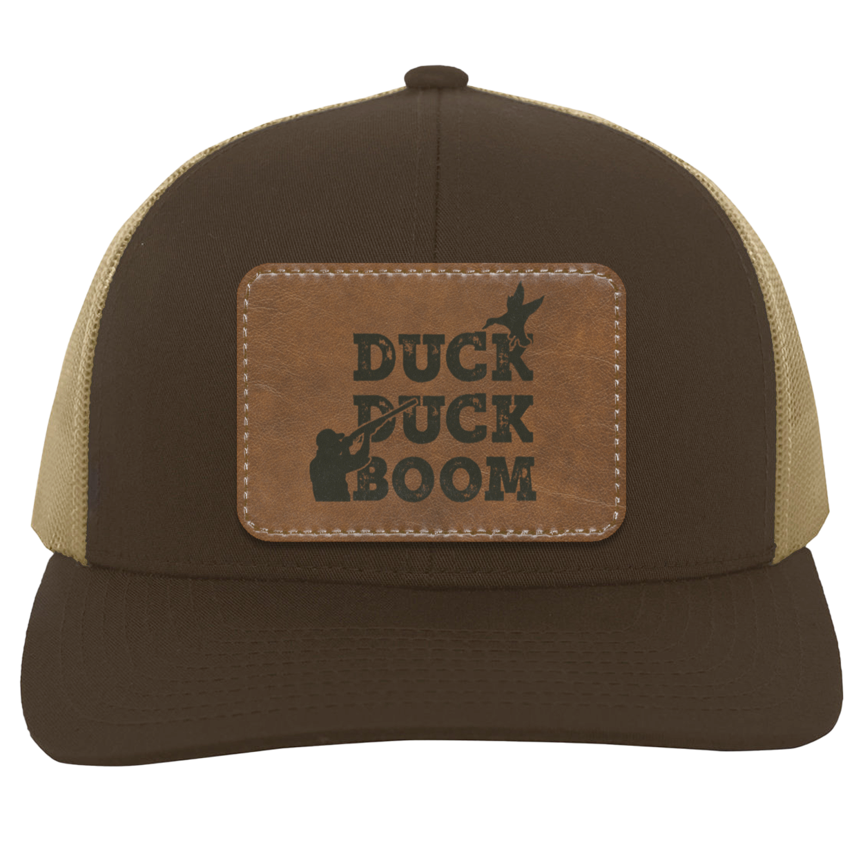 Duck Duck Boom Duck Hunting Men's Trucker Snap-Back Hat