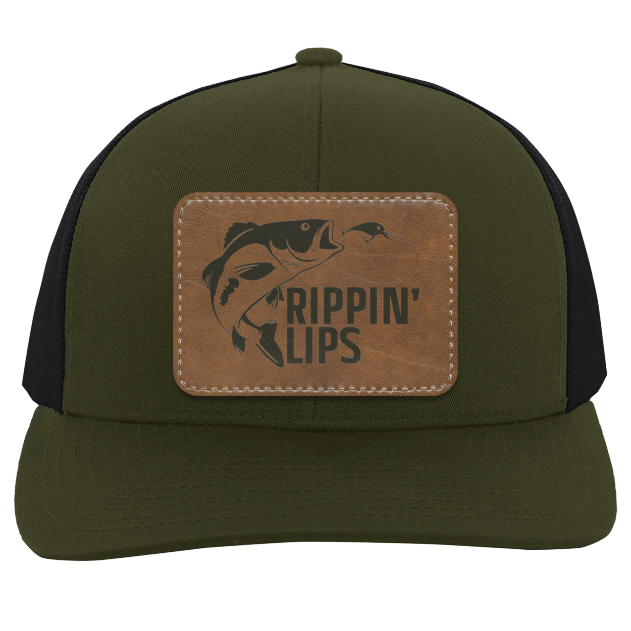 Ripping’ Lips Leather Patch  Snap-Back Hat