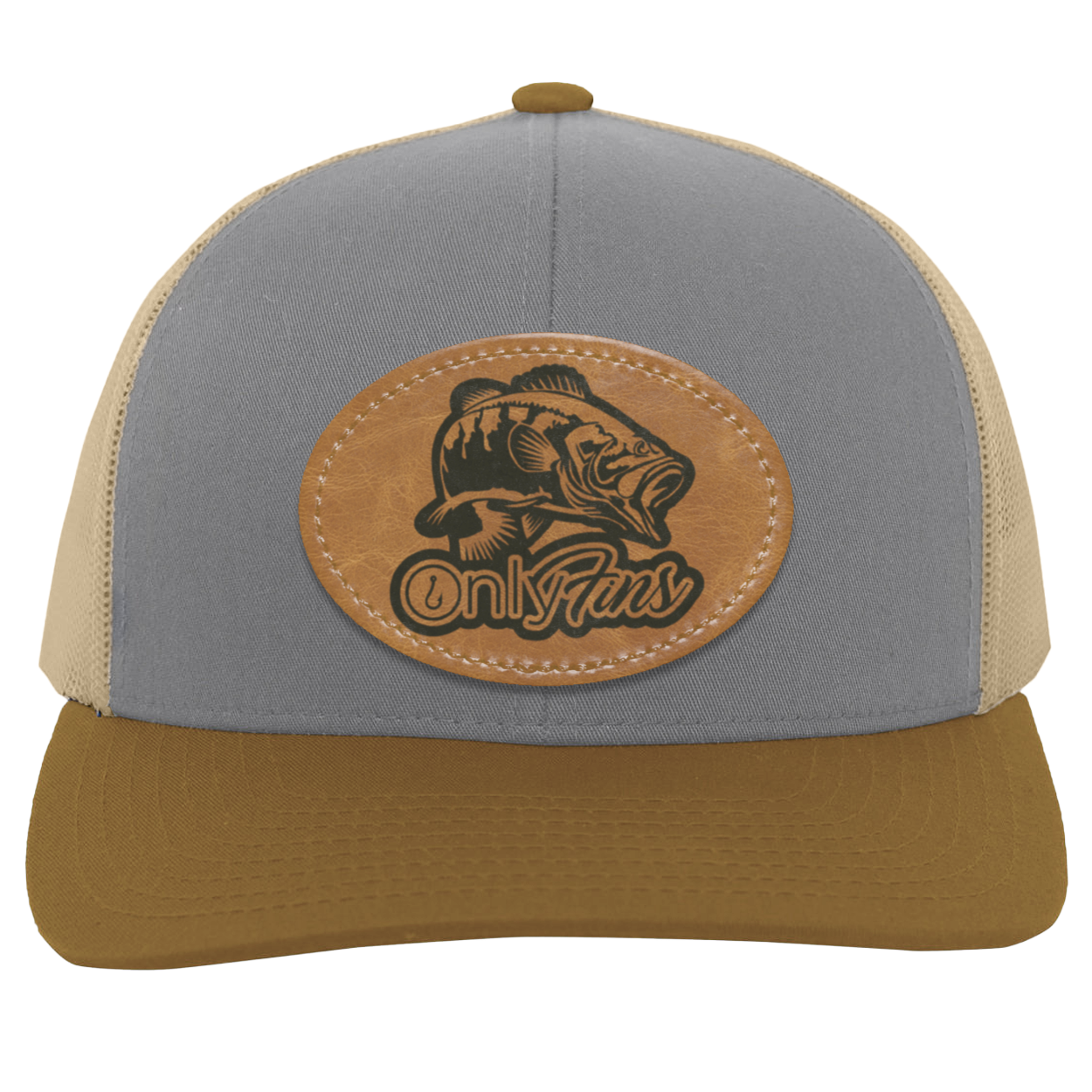 Only Fins Bass Fish Men's Trucker Snap-Back