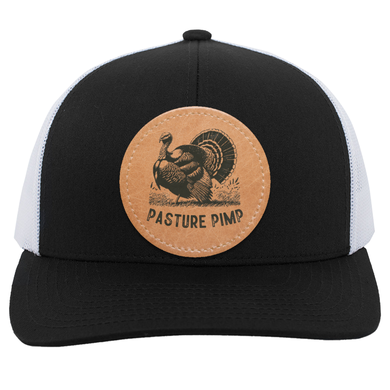 Pasture Pimp Struttin' Turkey Men's Mesh Trucker Snap-Back Hat