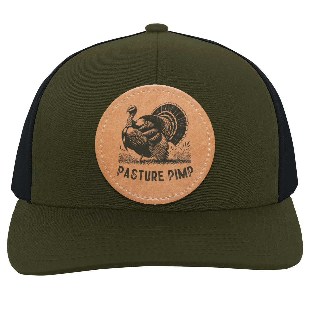 Pasture Pimp Struttin' Turkey Men's Mesh Trucker Snap-Back Hat