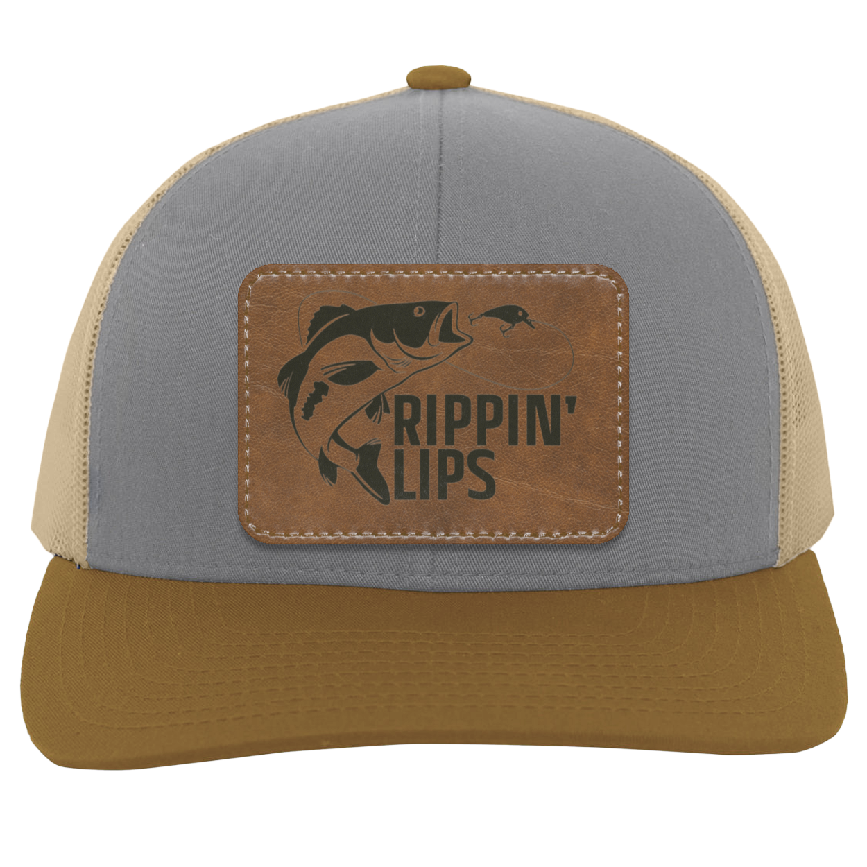 Ripping’ Lips Leather Patch  Snap-Back Hat