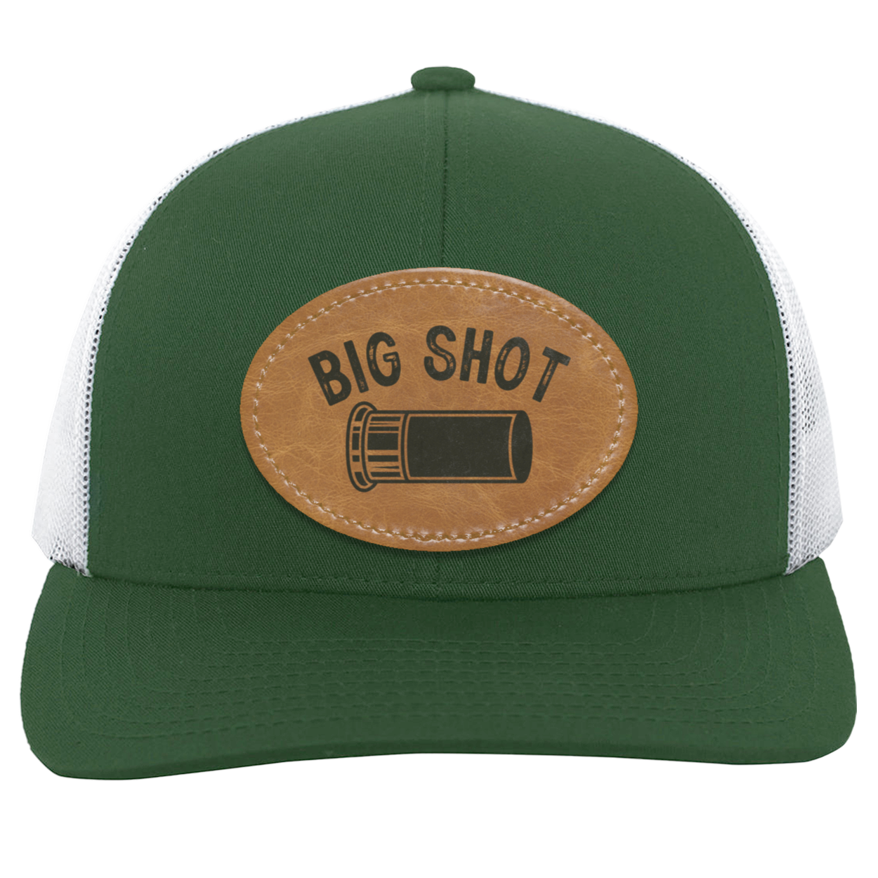 Big Shot Shotgun Shell Men's Mesh Trucker Snap-Back Hat