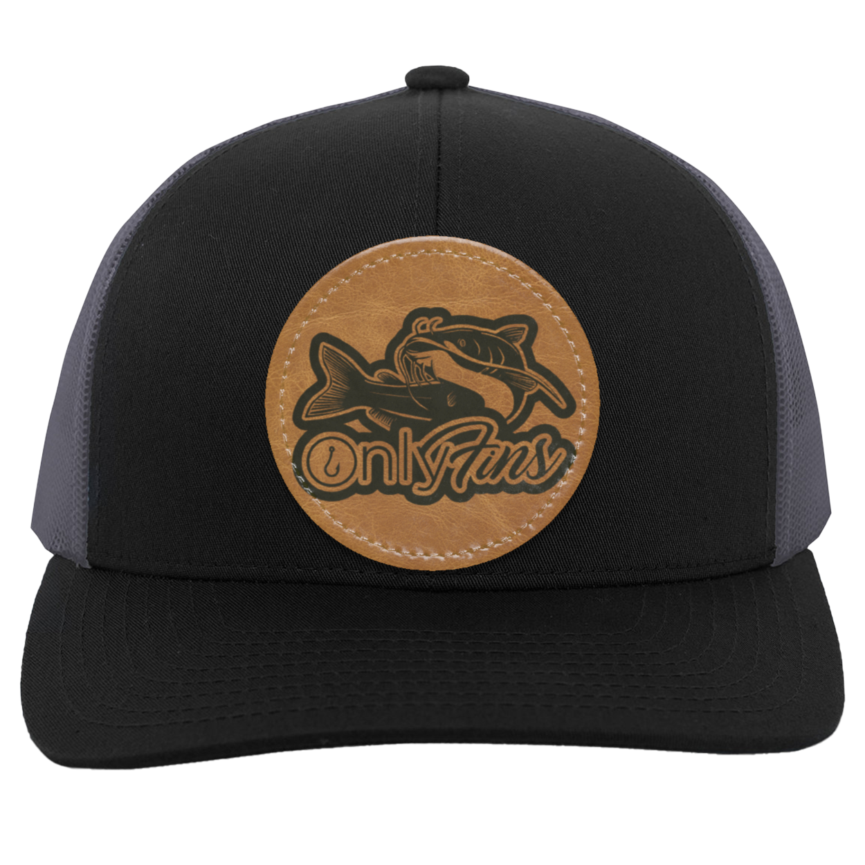 Only Fins Catfish Men's Trucker Snap-Back  Hat