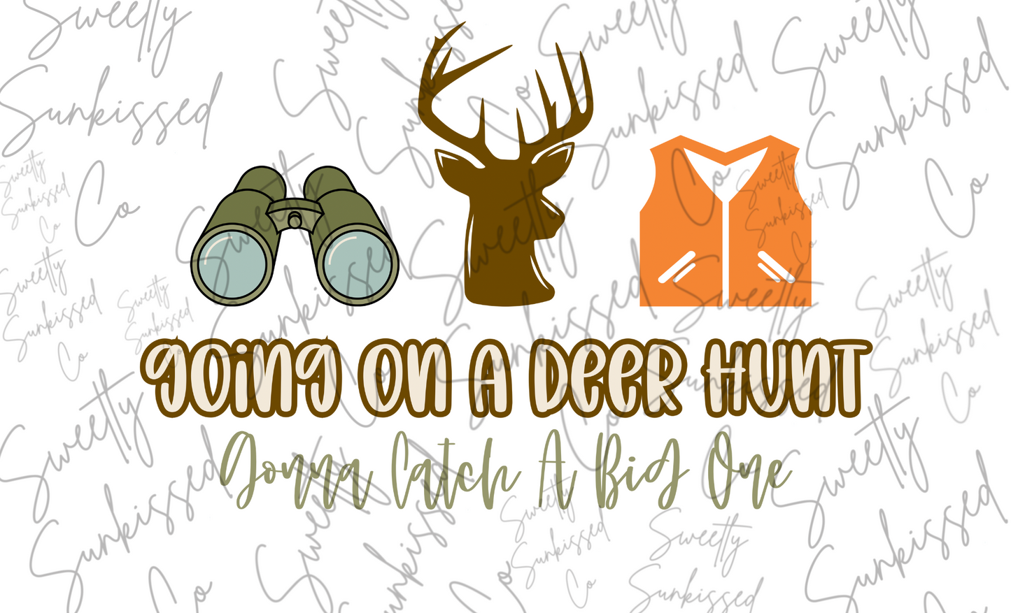 Going On A Deer Hunt Youth Digital Download PNG