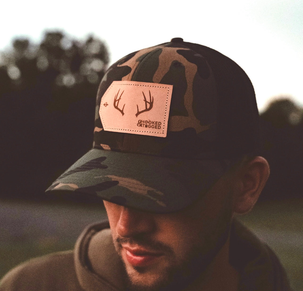 Buck Antler Patch Hat