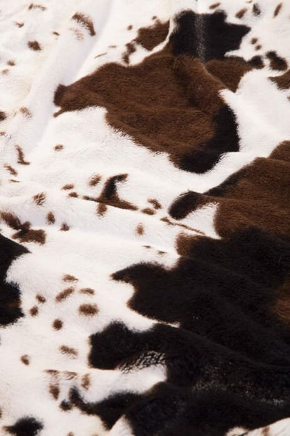 Cowhide Throw Blanket