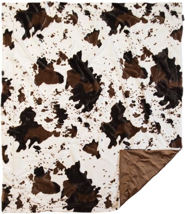 Cowhide Throw Blanket