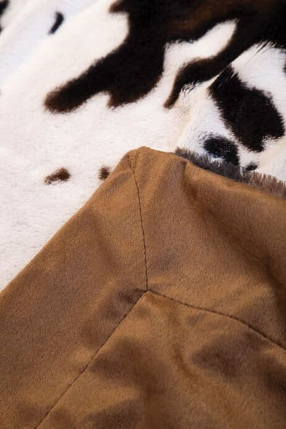 Cowhide Throw Blanket