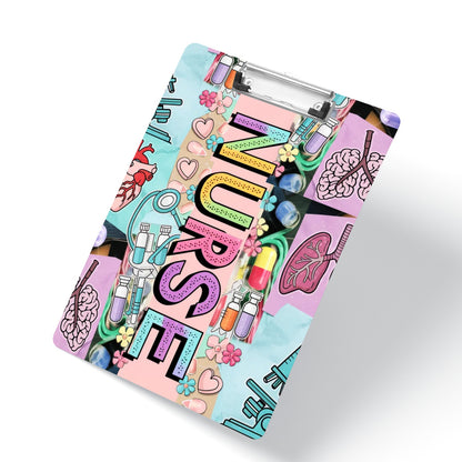 Nurse Medical Colorful Pastel Clipboard