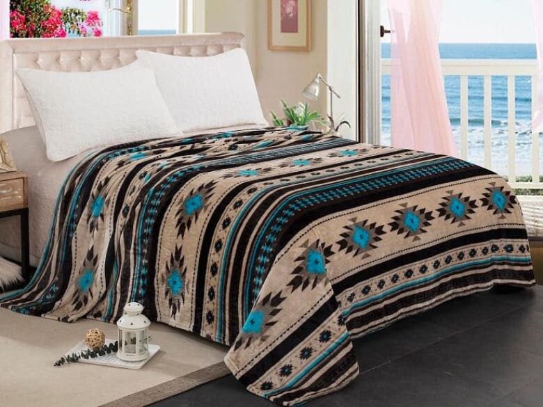 Oversized Southwest Aztec Western Throw Blanket