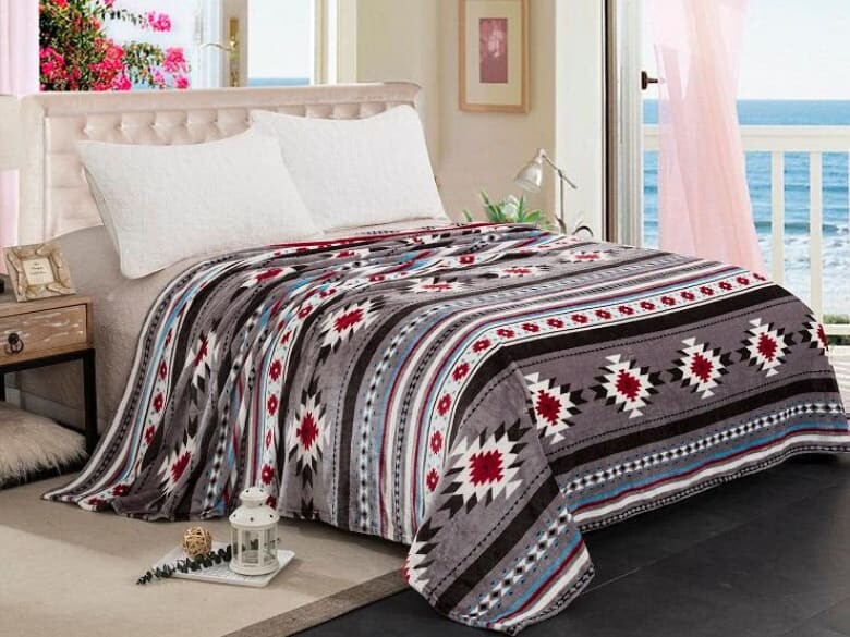 Oversized Southwest Aztec Western Throw Blanket