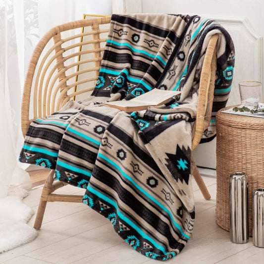 Stella Aztec Western Throw Blanket